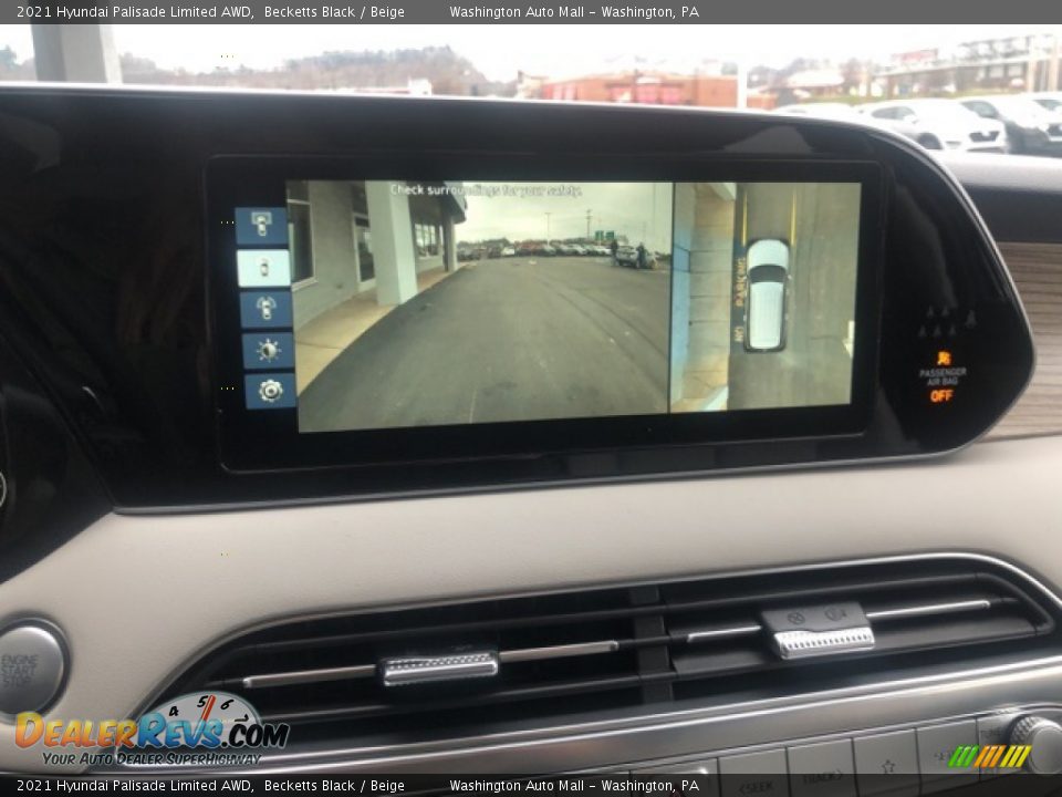 2021 Hyundai Palisade Limited AWD Becketts Black / Beige Photo #7