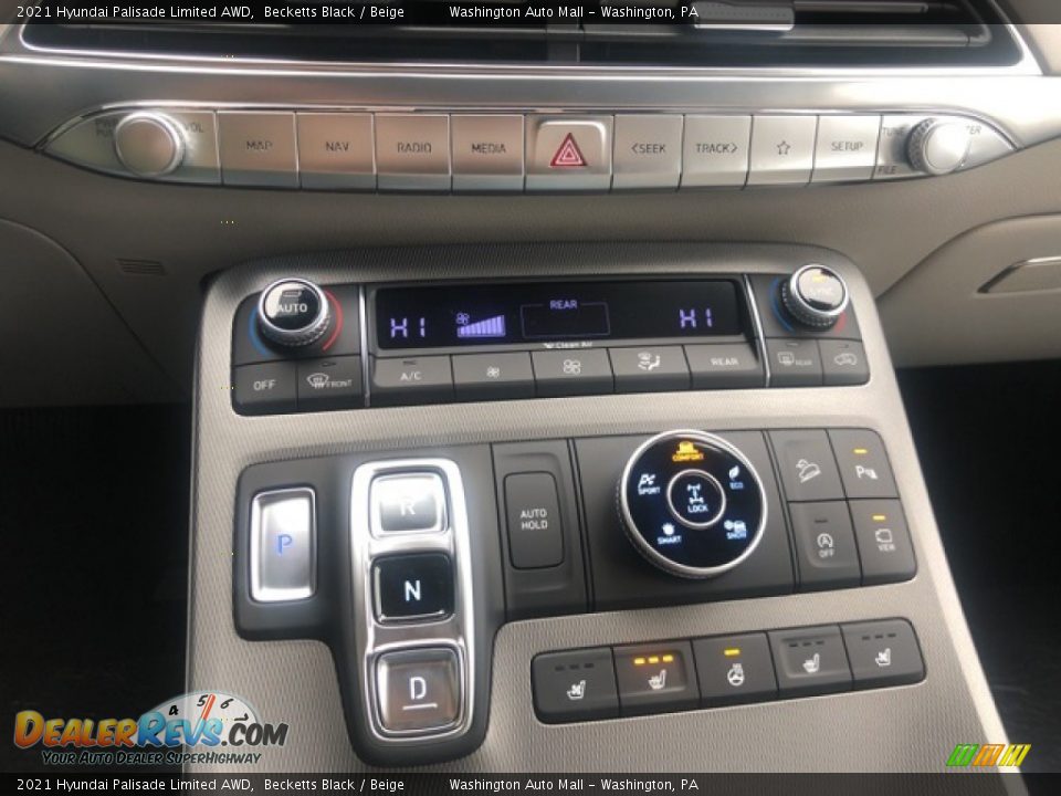 2021 Hyundai Palisade Limited AWD Becketts Black / Beige Photo #8