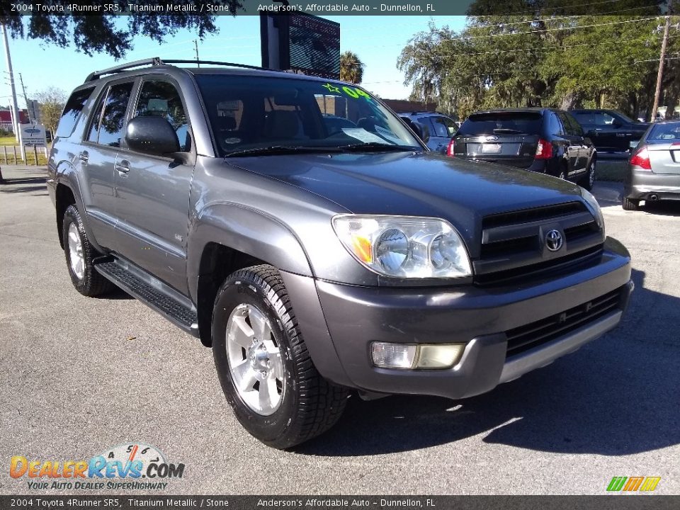 2004 Toyota 4Runner SR5 Titanium Metallic / Stone Photo #1