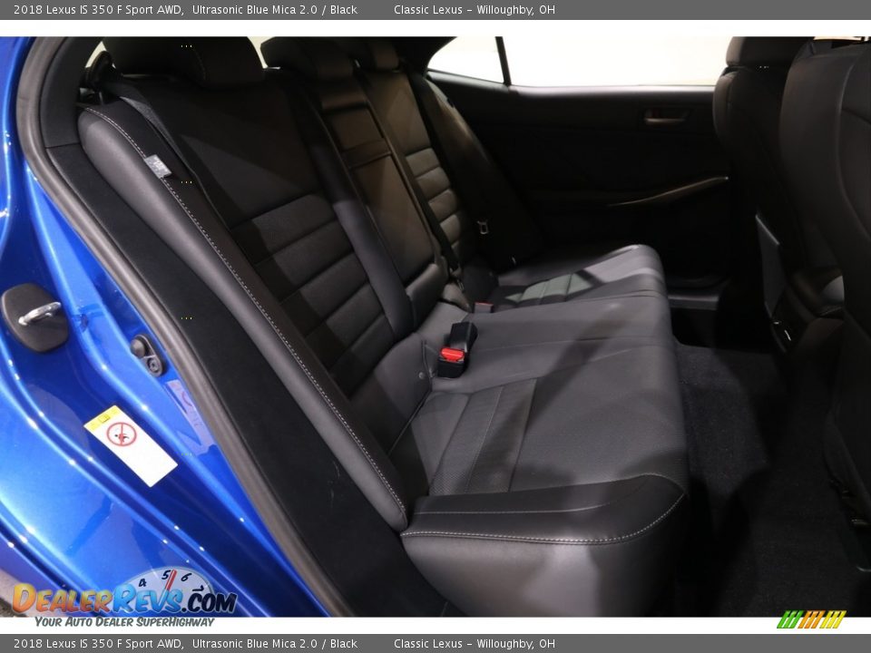 Rear Seat of 2018 Lexus IS 350 F Sport AWD Photo #31