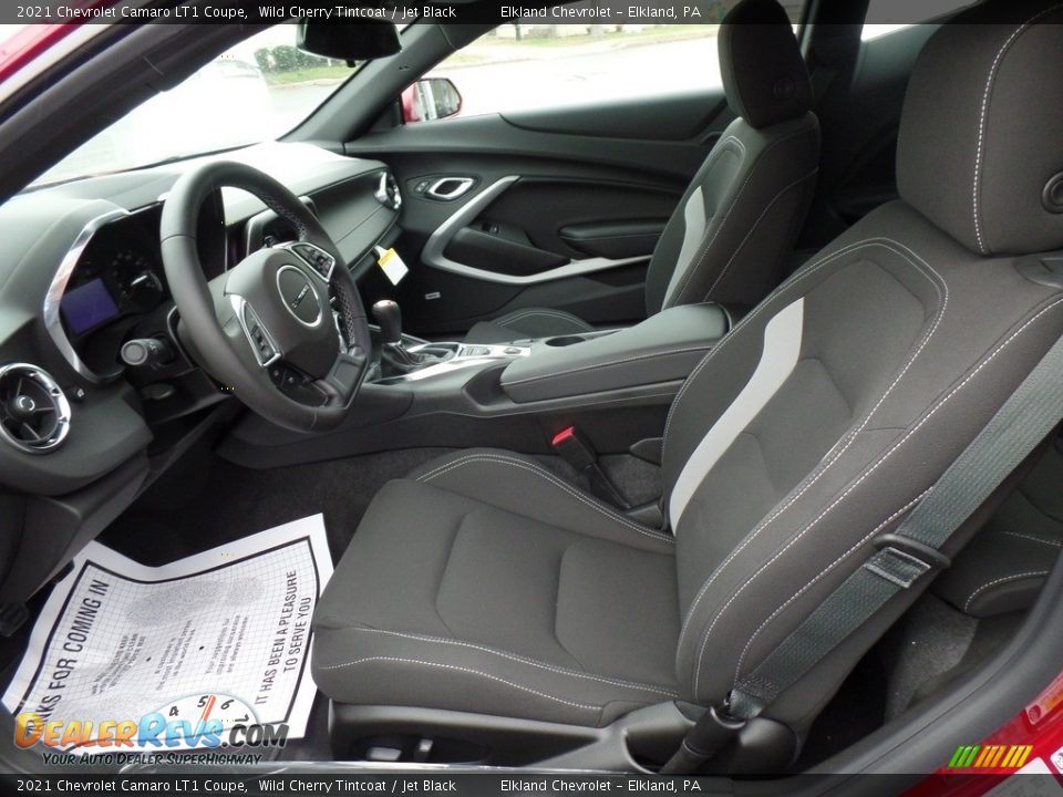 Jet Black Interior - 2021 Chevrolet Camaro LT1 Coupe Photo #20