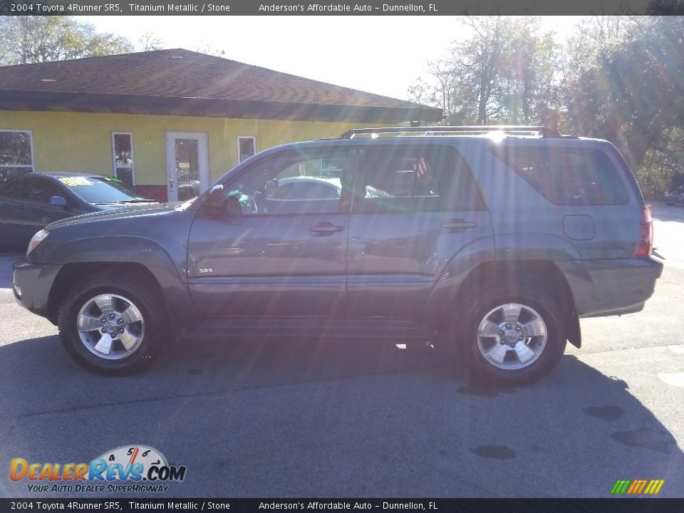 2004 Toyota 4Runner SR5 Titanium Metallic / Stone Photo #6