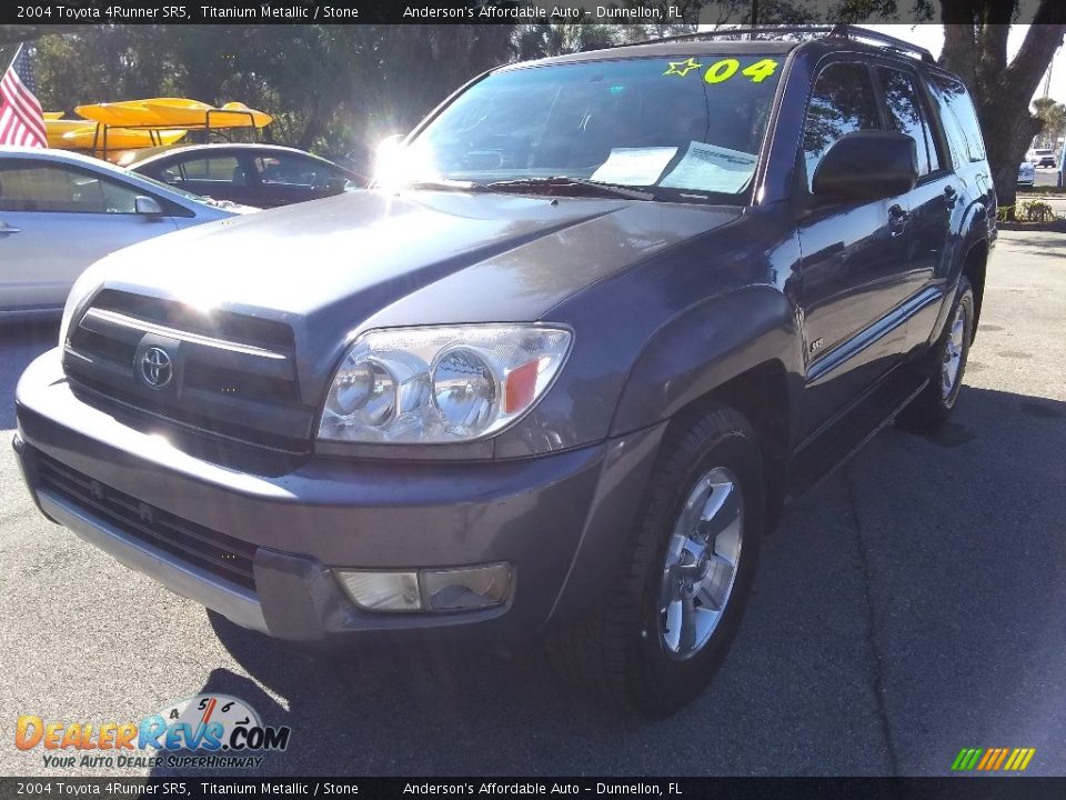 2004 Toyota 4Runner SR5 Titanium Metallic / Stone Photo #7