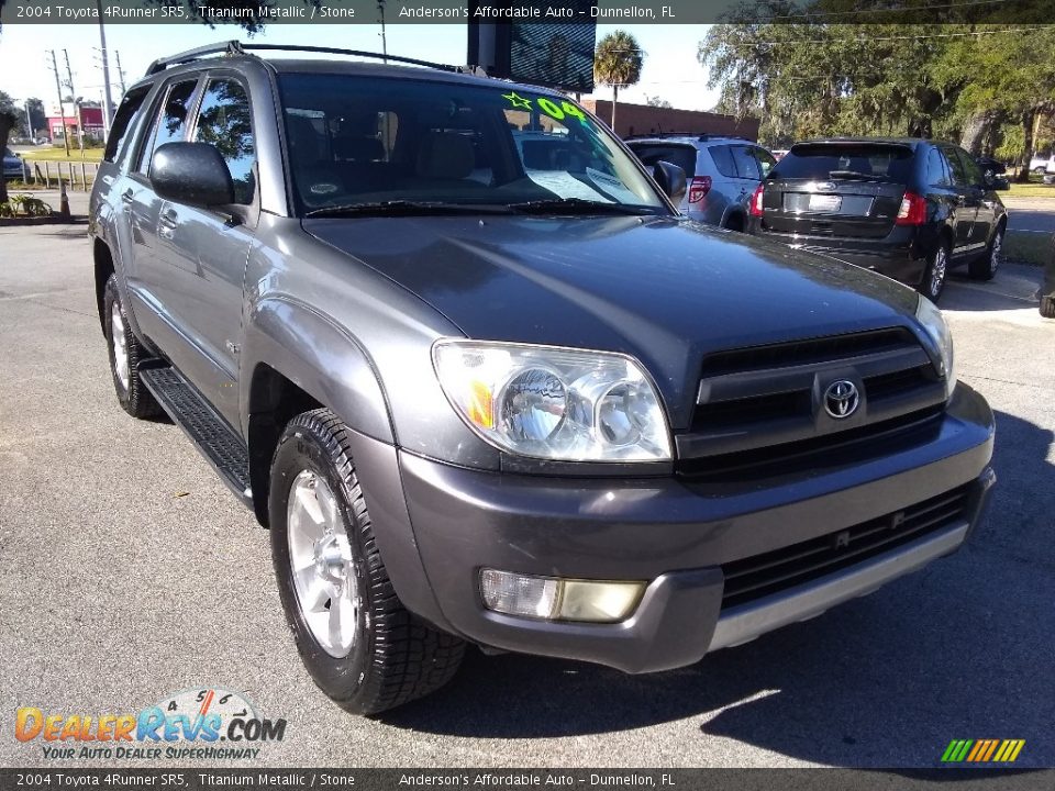 2004 Toyota 4Runner SR5 Titanium Metallic / Stone Photo #9