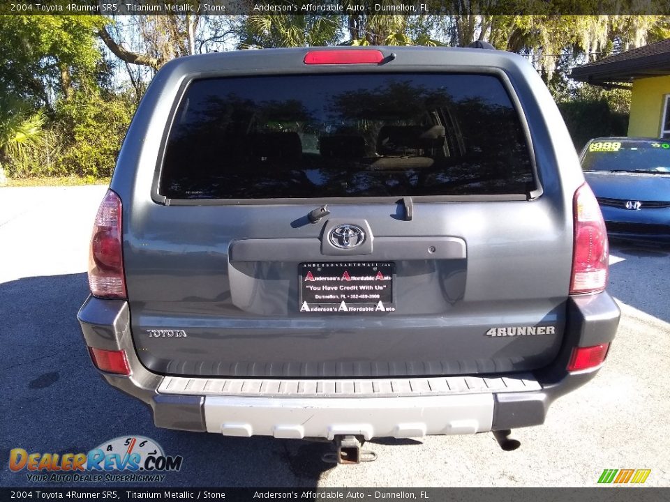 2004 Toyota 4Runner SR5 Titanium Metallic / Stone Photo #12