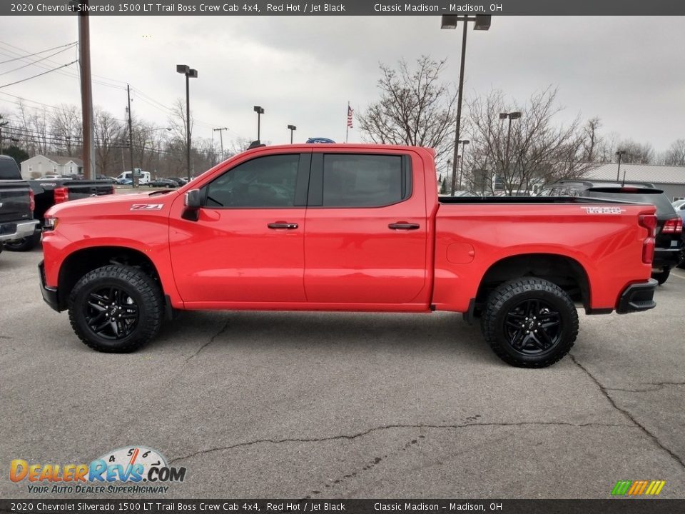 2020 Chevrolet Silverado 1500 LT Trail Boss Crew Cab 4x4 Red Hot / Jet Black Photo #5