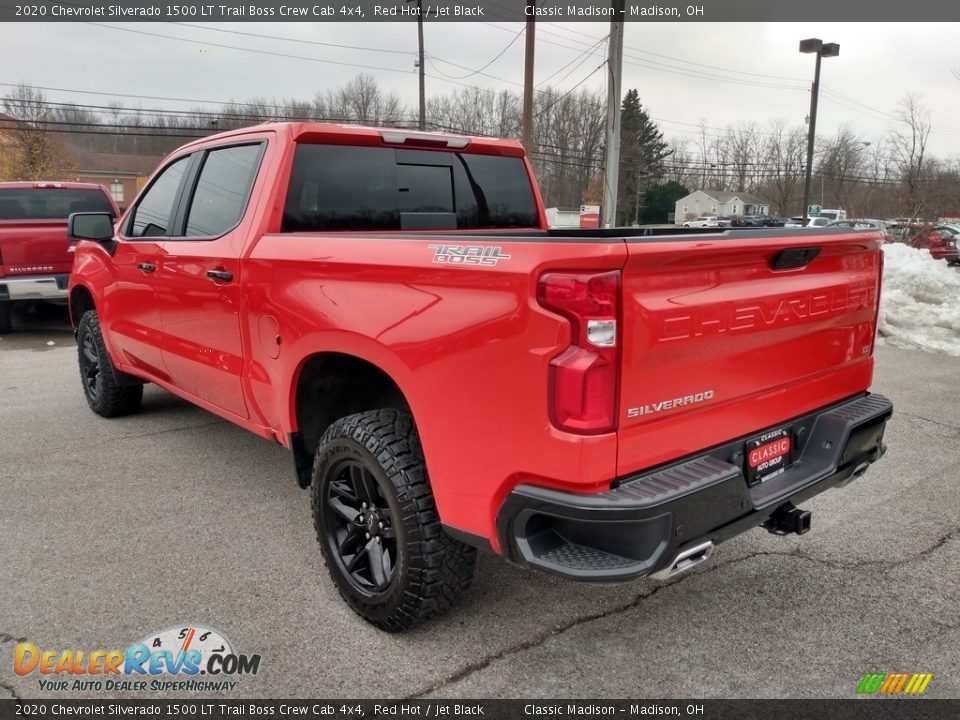 2020 Chevrolet Silverado 1500 LT Trail Boss Crew Cab 4x4 Red Hot / Jet Black Photo #6