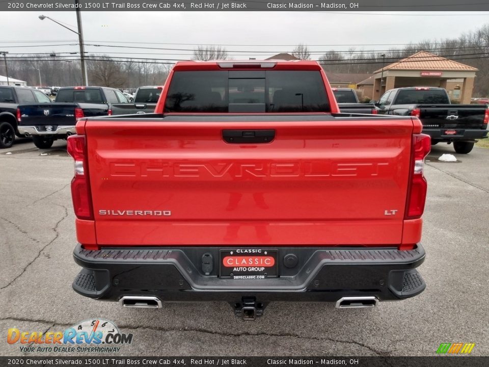 2020 Chevrolet Silverado 1500 LT Trail Boss Crew Cab 4x4 Red Hot / Jet Black Photo #7