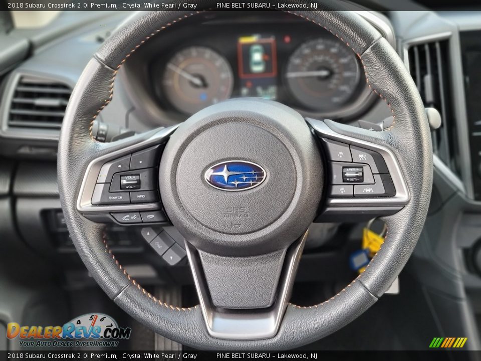 2018 Subaru Crosstrek 2.0i Premium Crystal White Pearl / Gray Photo #12