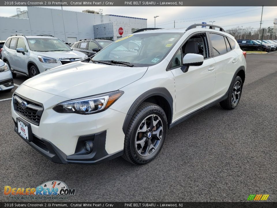 2018 Subaru Crosstrek 2.0i Premium Crystal White Pearl / Gray Photo #16