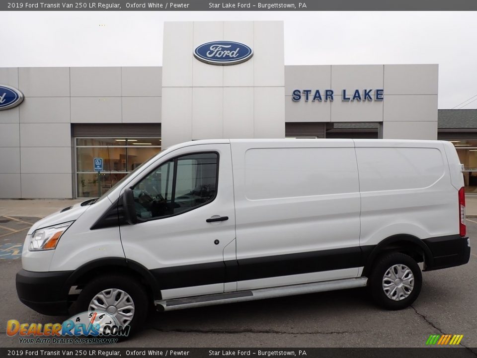 2019 Ford Transit Van 250 LR Regular Oxford White / Pewter Photo #1