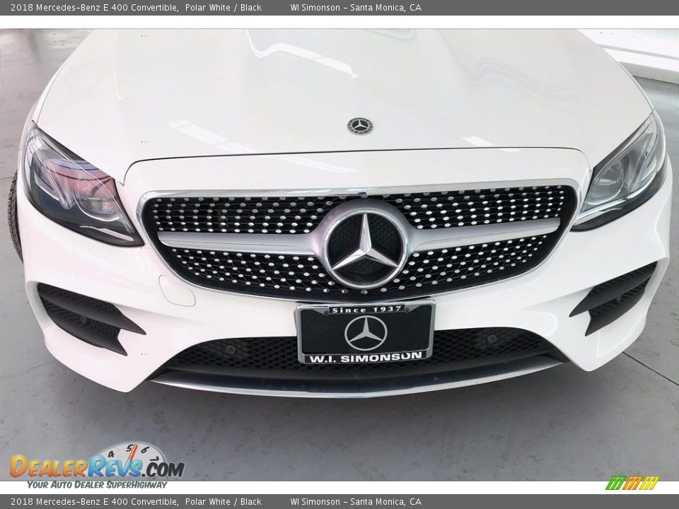 2018 Mercedes-Benz E 400 Convertible Polar White / Black Photo #30