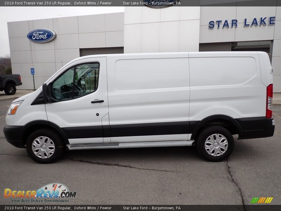 2019 Ford Transit Van 250 LR Regular Oxford White / Pewter Photo #2