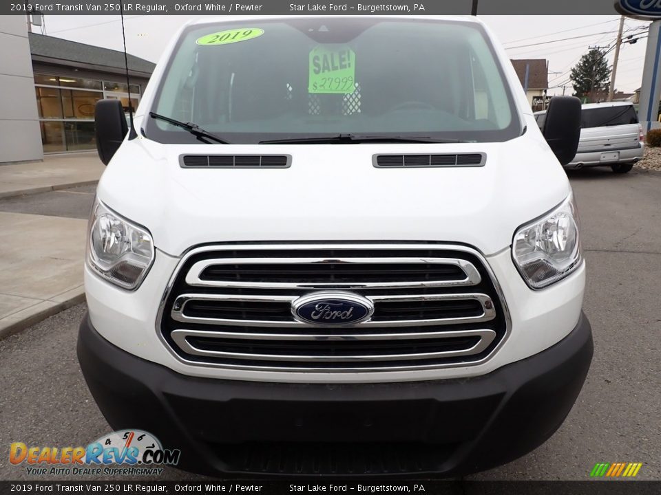 2019 Ford Transit Van 250 LR Regular Oxford White / Pewter Photo #9