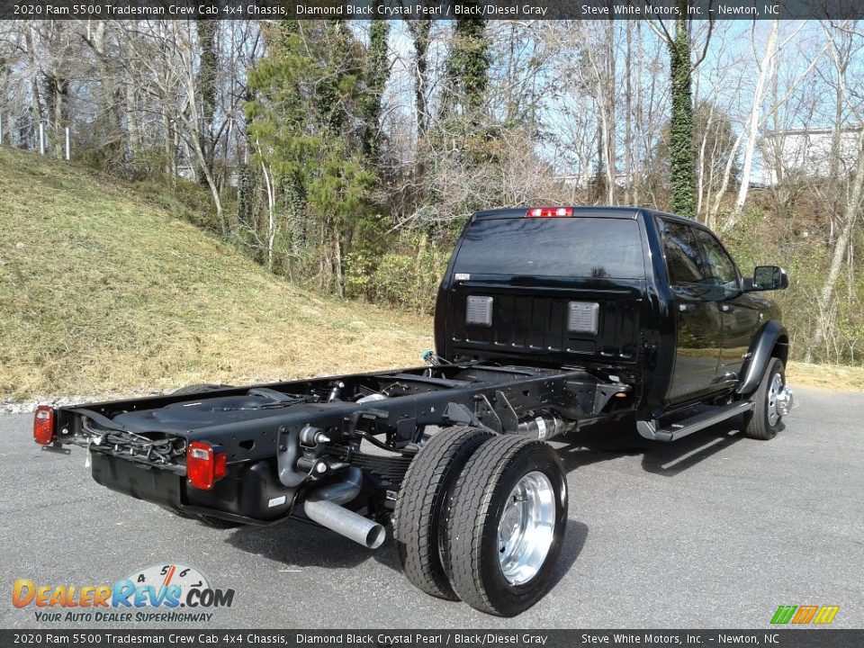 2020 Ram 5500 Tradesman Crew Cab 4x4 Chassis Diamond Black Crystal Pearl / Black/Diesel Gray Photo #6