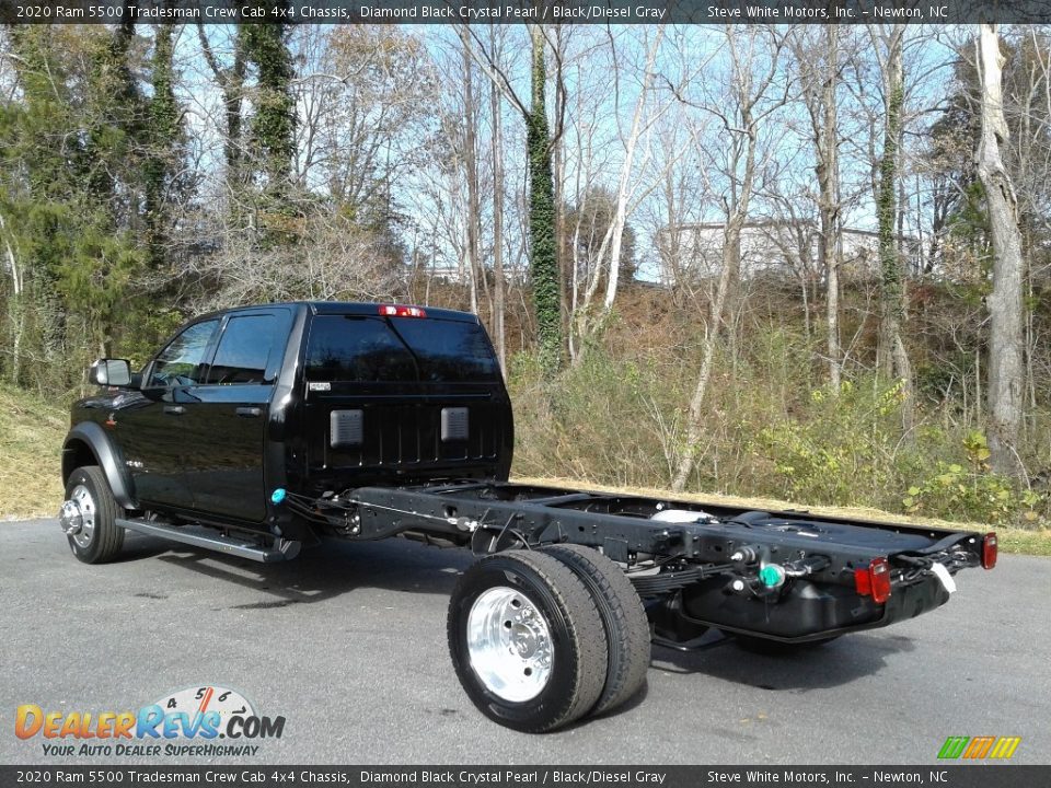 2020 Ram 5500 Tradesman Crew Cab 4x4 Chassis Diamond Black Crystal Pearl / Black/Diesel Gray Photo #8