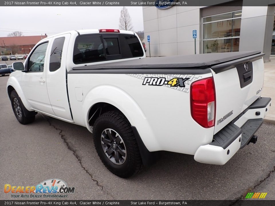 2017 Nissan Frontier Pro-4X King Cab 4x4 Glacier White / Graphite Photo #3