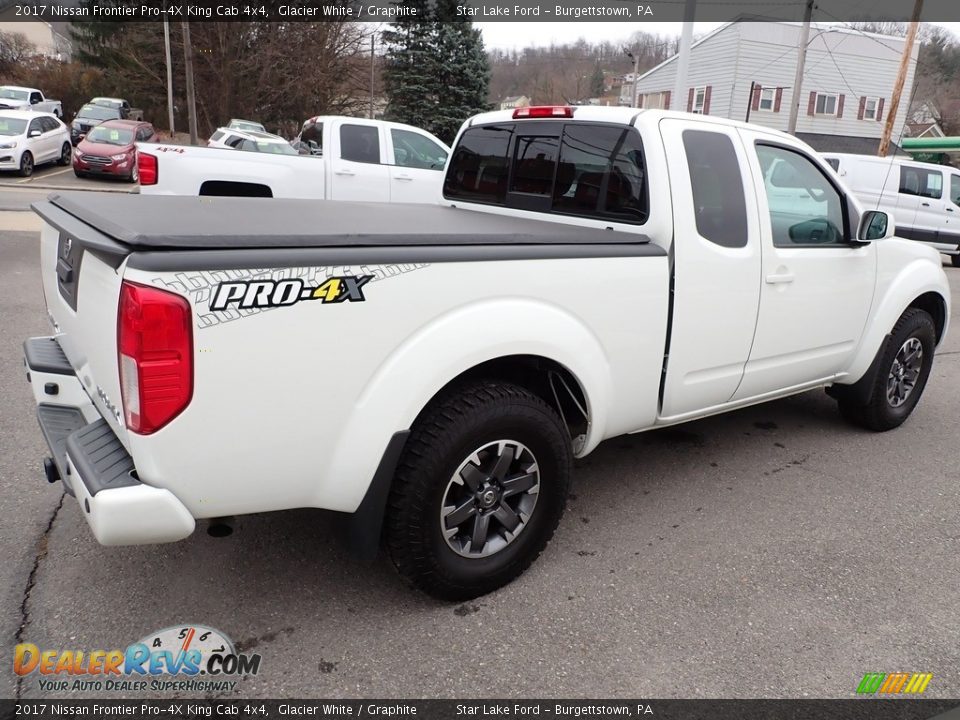 2017 Nissan Frontier Pro-4X King Cab 4x4 Glacier White / Graphite Photo #5