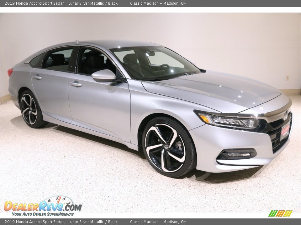 2019 Honda Accord Sport Sedan Lunar Silver Metallic / Black Photo #1