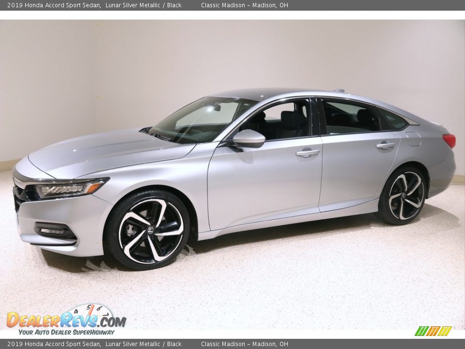 2019 Honda Accord Sport Sedan Lunar Silver Metallic / Black Photo #3