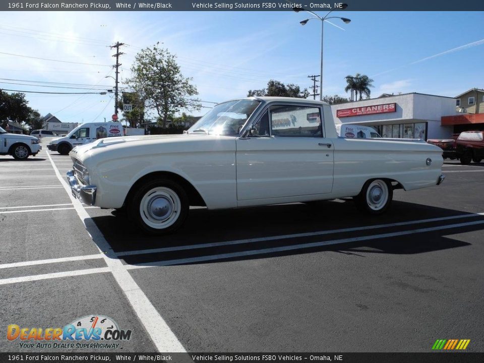 Front 3/4 View of 1961 Ford Falcon Ranchero Pickup Photo #2