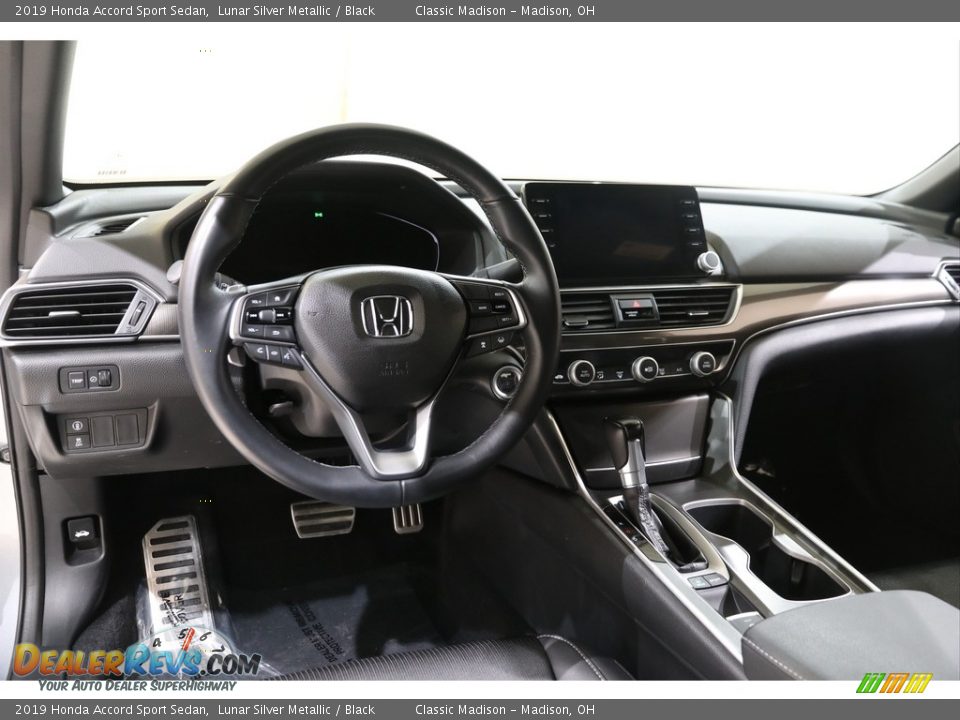 2019 Honda Accord Sport Sedan Lunar Silver Metallic / Black Photo #6