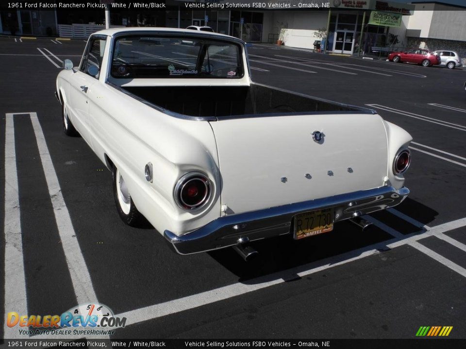 White 1961 Ford Falcon Ranchero Pickup Photo #4