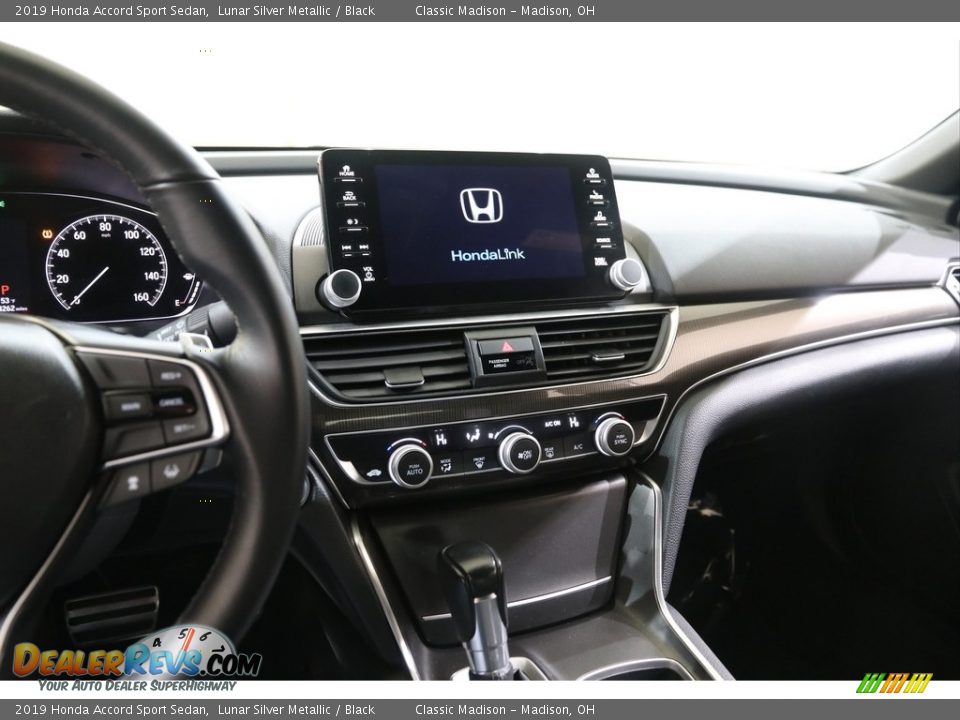2019 Honda Accord Sport Sedan Lunar Silver Metallic / Black Photo #9