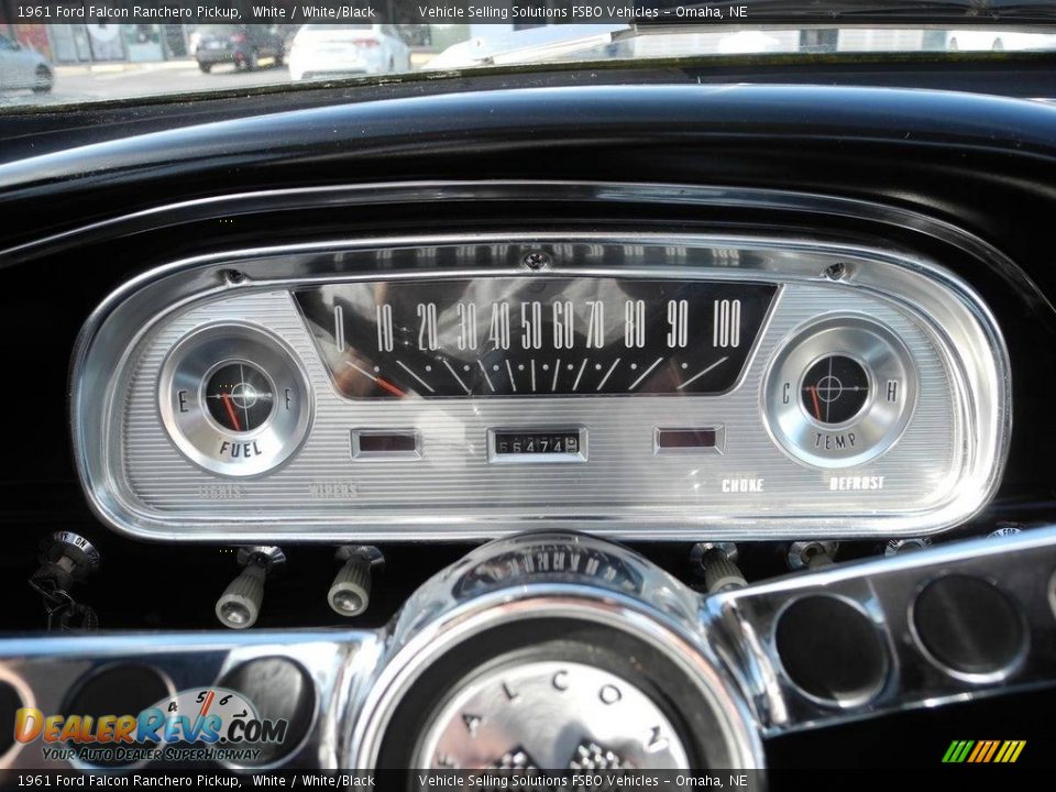 1961 Ford Falcon Ranchero Pickup Gauges Photo #6