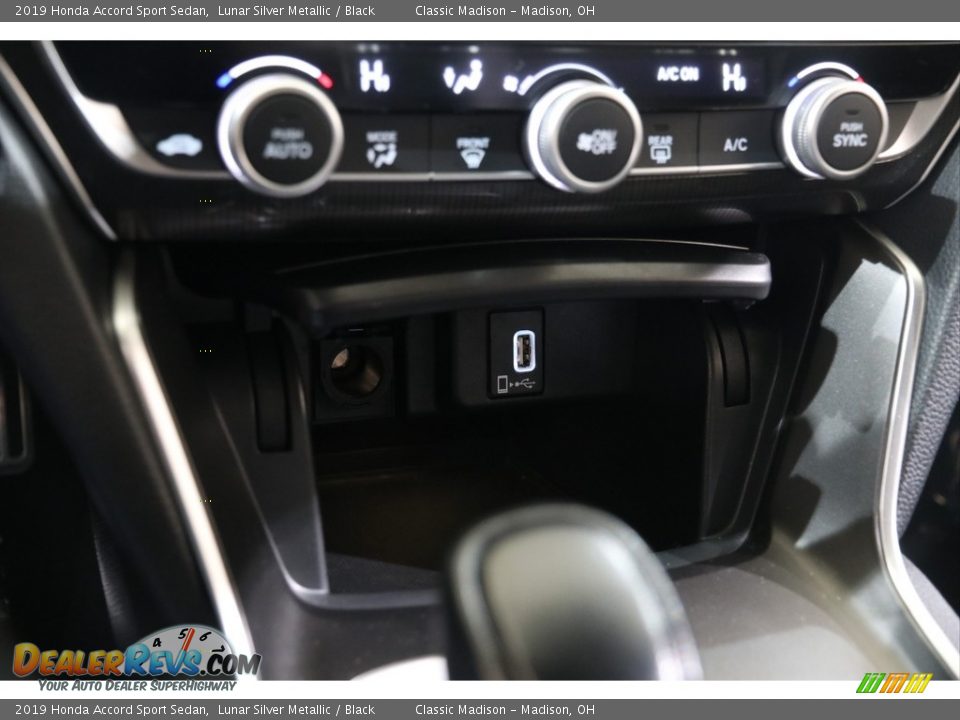 2019 Honda Accord Sport Sedan Lunar Silver Metallic / Black Photo #15