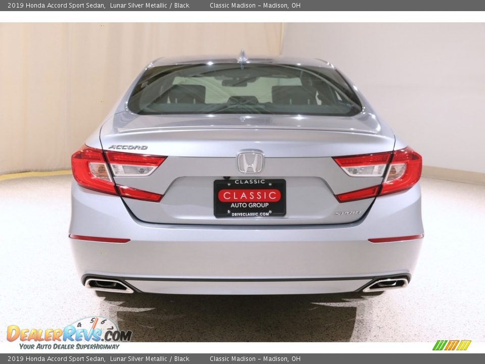 2019 Honda Accord Sport Sedan Lunar Silver Metallic / Black Photo #19