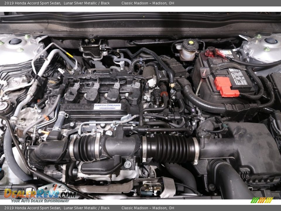 2019 Honda Accord Sport Sedan Lunar Silver Metallic / Black Photo #20