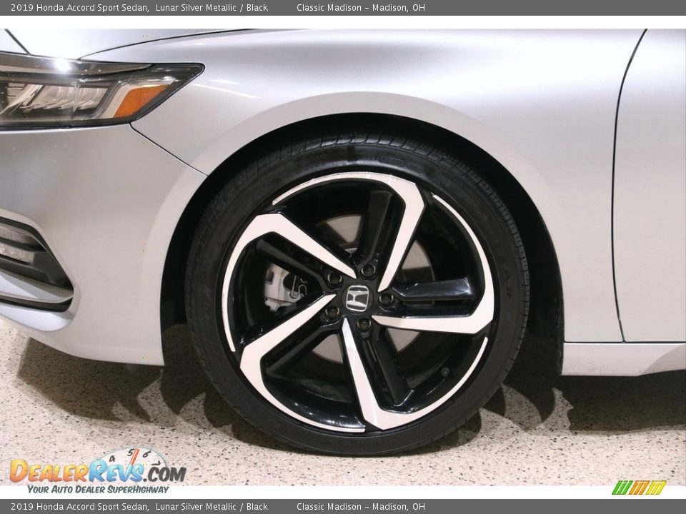2019 Honda Accord Sport Sedan Lunar Silver Metallic / Black Photo #21