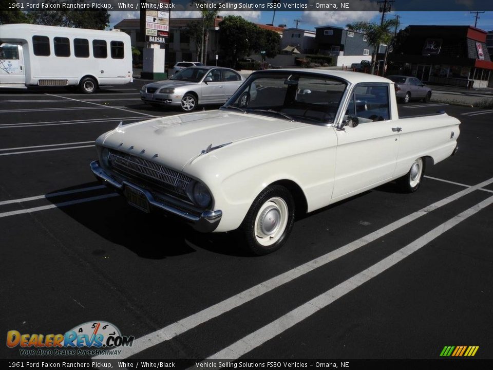 White 1961 Ford Falcon Ranchero Pickup Photo #18