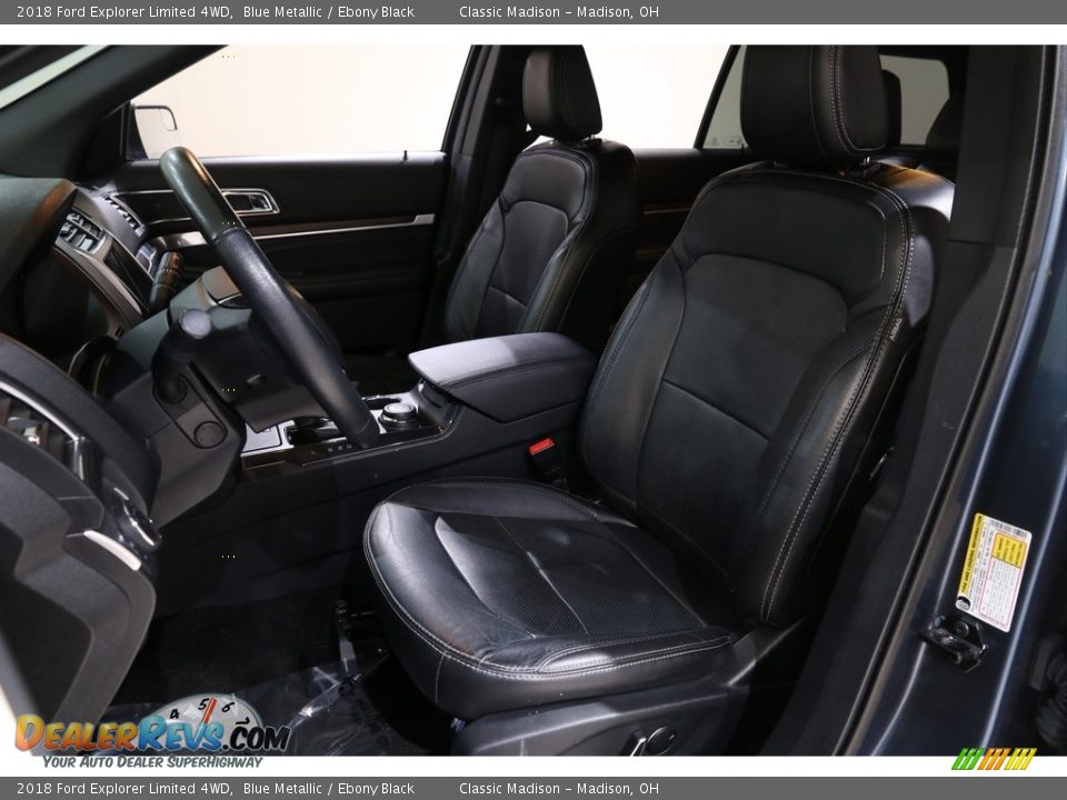 2018 Ford Explorer Limited 4WD Blue Metallic / Ebony Black Photo #6