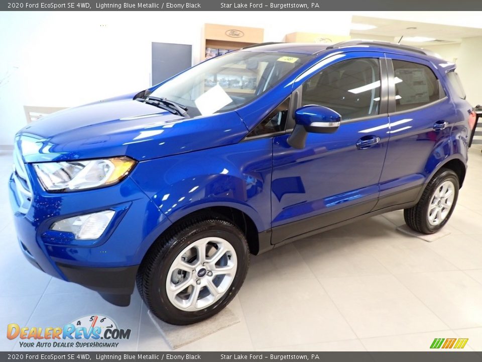 2020 Ford EcoSport SE 4WD Lightning Blue Metallic / Ebony Black Photo #1