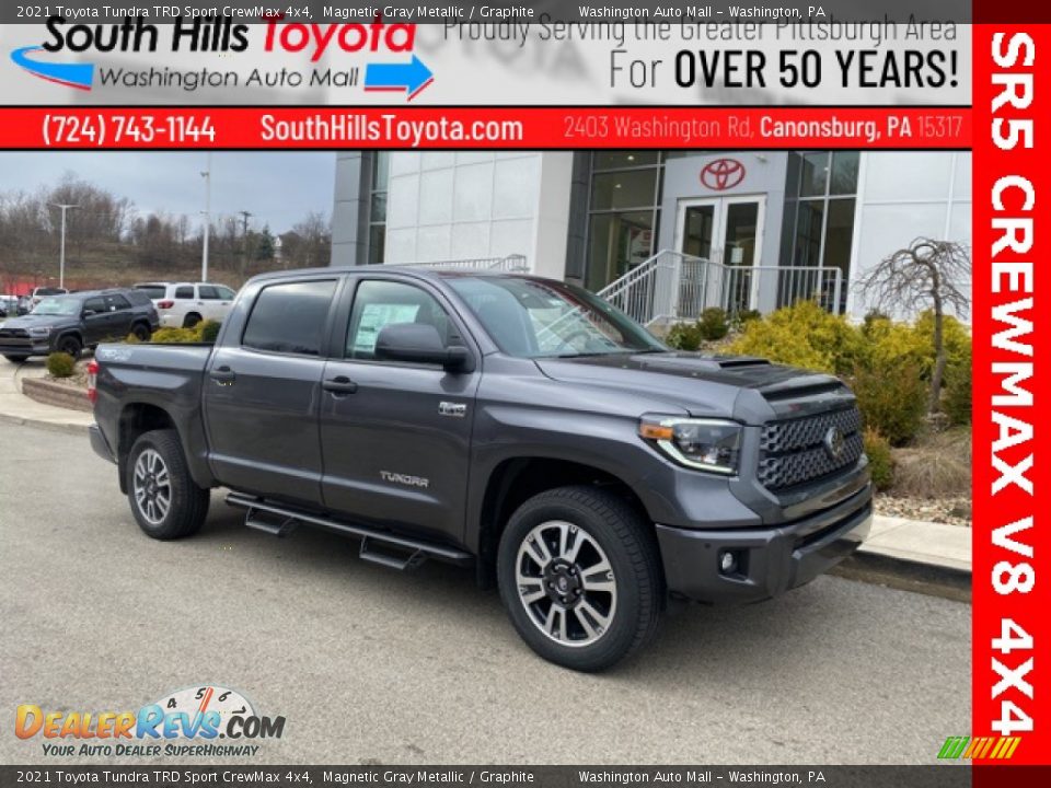 2021 Toyota Tundra TRD Sport CrewMax 4x4 Magnetic Gray Metallic / Graphite Photo #1