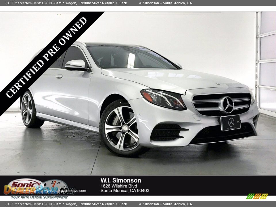 2017 Mercedes-Benz E 400 4Matic Wagon Iridium Silver Metallic / Black Photo #1