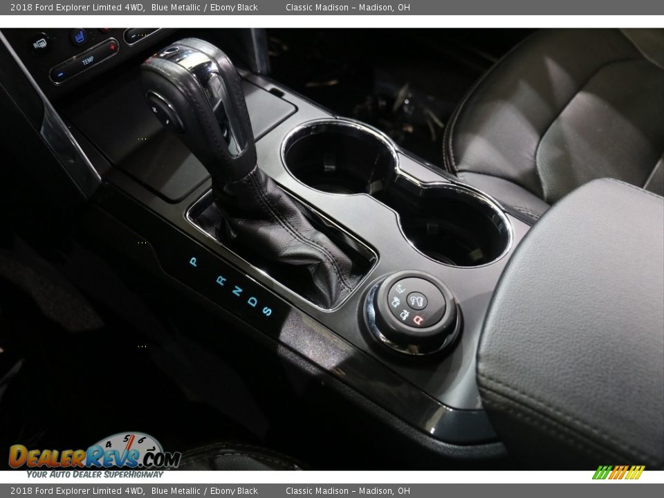 2018 Ford Explorer Limited 4WD Blue Metallic / Ebony Black Photo #16
