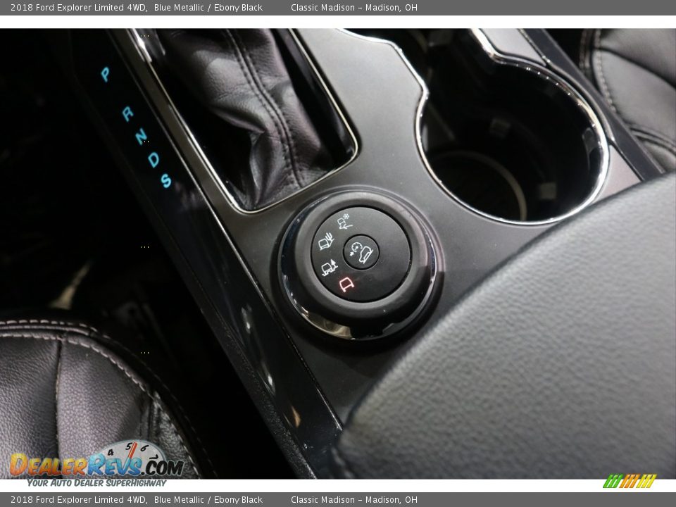 2018 Ford Explorer Limited 4WD Blue Metallic / Ebony Black Photo #17