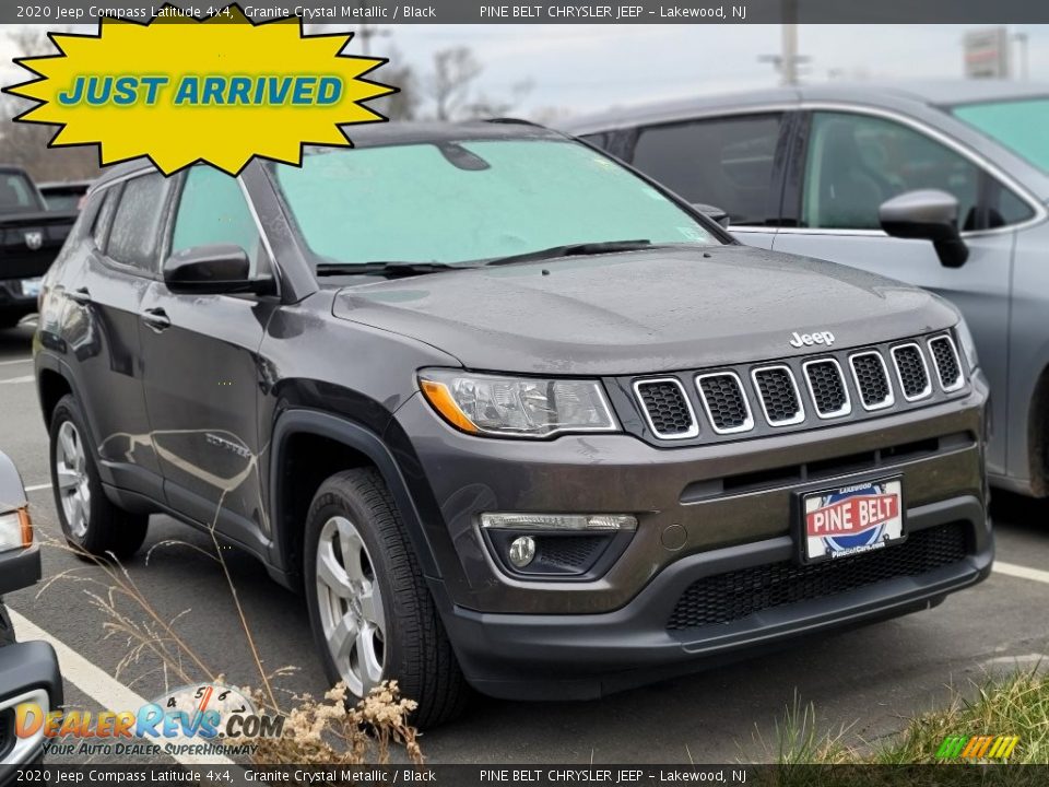 2020 Jeep Compass Latitude 4x4 Granite Crystal Metallic / Black Photo #1