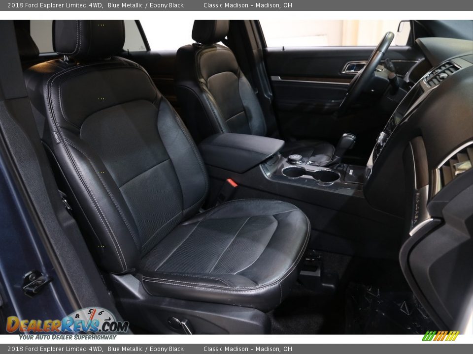 2018 Ford Explorer Limited 4WD Blue Metallic / Ebony Black Photo #19