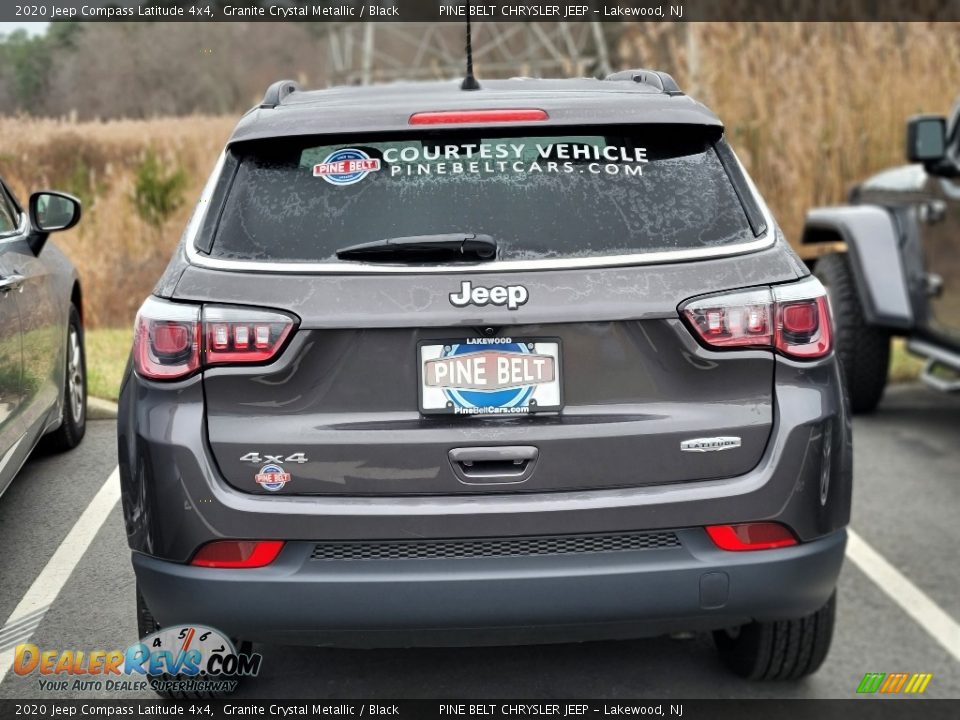 2020 Jeep Compass Latitude 4x4 Granite Crystal Metallic / Black Photo #3