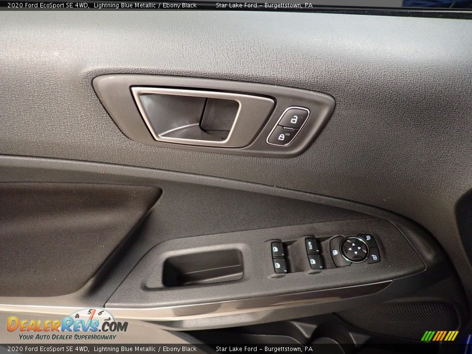 2020 Ford EcoSport SE 4WD Lightning Blue Metallic / Ebony Black Photo #12