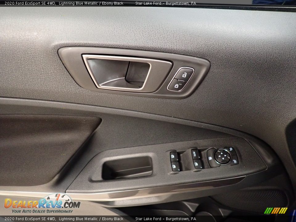 2020 Ford EcoSport SE 4WD Lightning Blue Metallic / Ebony Black Photo #12