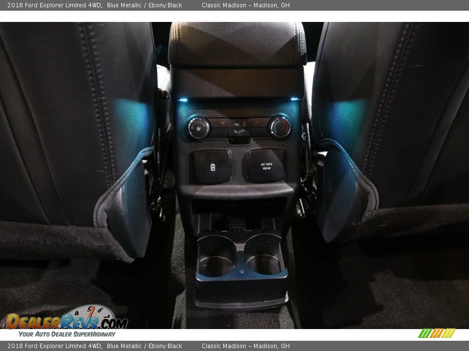 2018 Ford Explorer Limited 4WD Blue Metallic / Ebony Black Photo #24