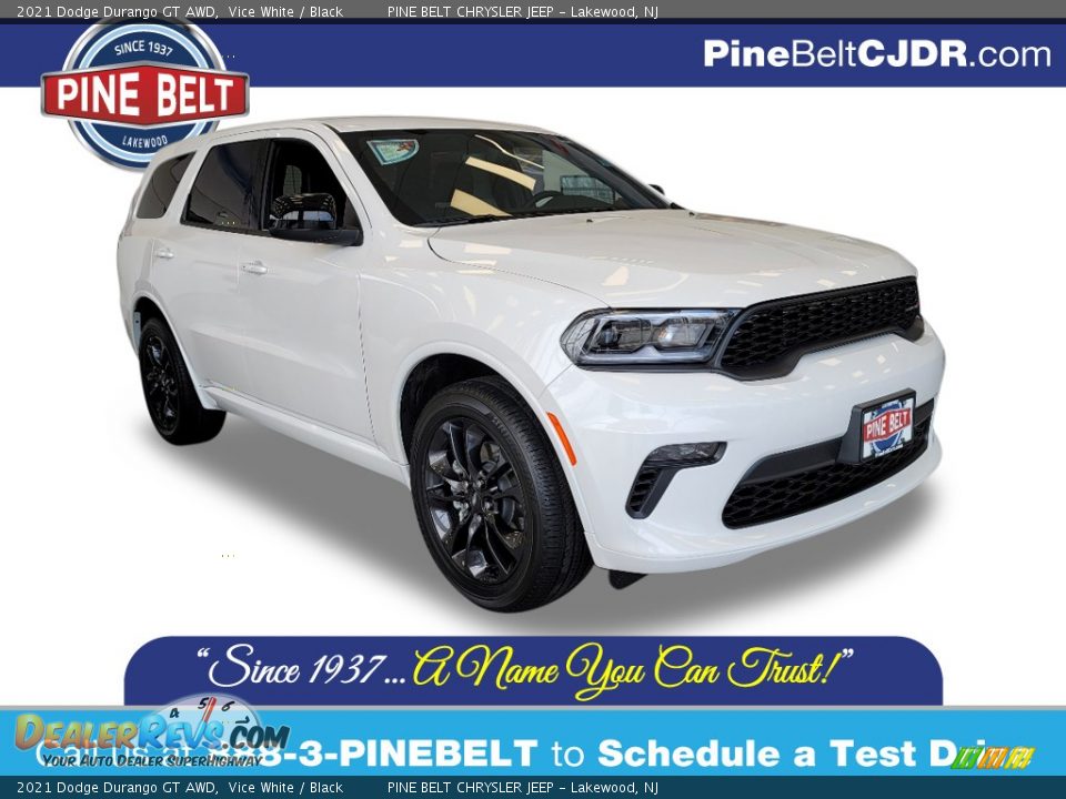 2021 Dodge Durango GT AWD Vice White / Black Photo #1