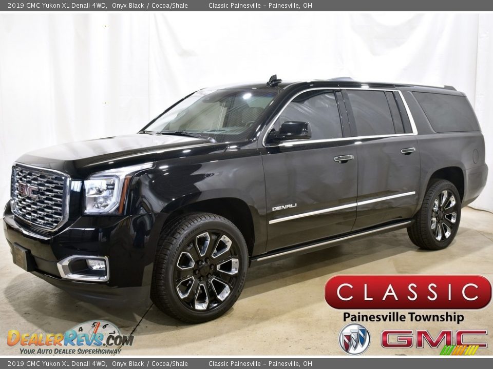 2019 GMC Yukon XL Denali 4WD Onyx Black / Cocoa/Shale Photo #1