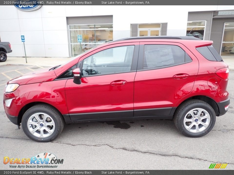 Ruby Red Metallic 2020 Ford EcoSport SE 4WD Photo #2