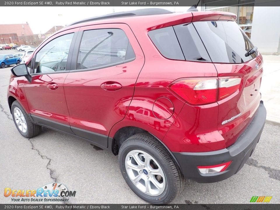 2020 Ford EcoSport SE 4WD Ruby Red Metallic / Ebony Black Photo #3